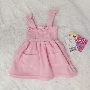 Sol Swim Baby Girl Swimwear Dress (3-6M) Pink ~ NEW!!!